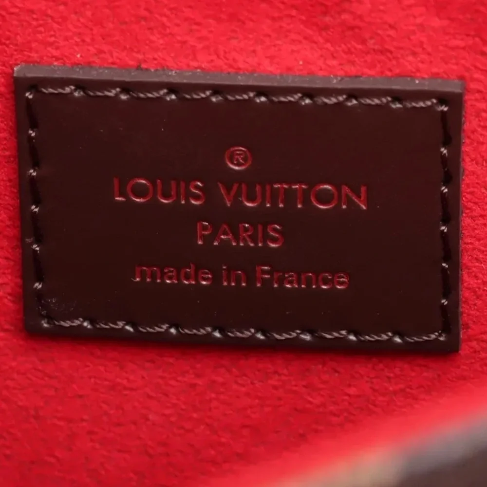 ‼️RARE❤️Louis Vuitton Damier Ebene shoulder bag studded LV handbag LV trunk bag - Picture 7 of 17